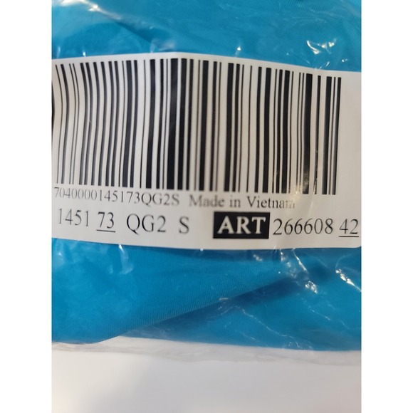 PINK Victoria's Secret High Waist Crossover Bikini Bottom Swimsuit  Blue - Picture 8 of 10